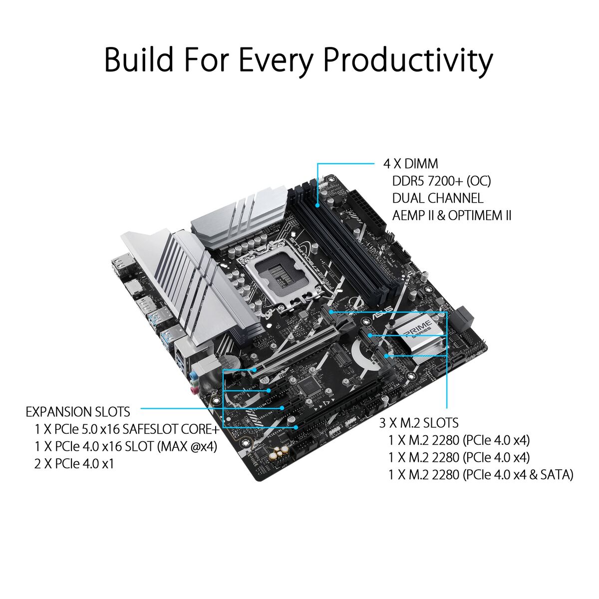 Placă de Bază Asus PRIME Z790M-PLUS LGA 1700