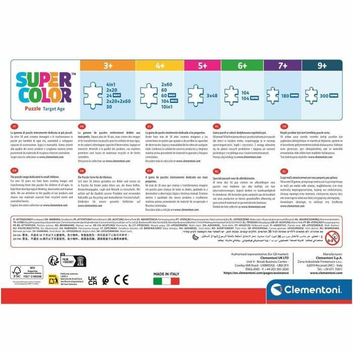 Puzzle Clementoni Super - How to Train your Dragon 48,5 x 33,5 cm 300 Piese