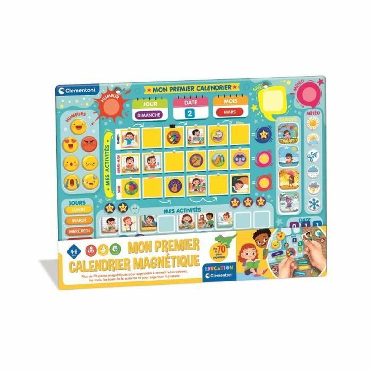 Calendar Clementoni Magnetic 70 piezas