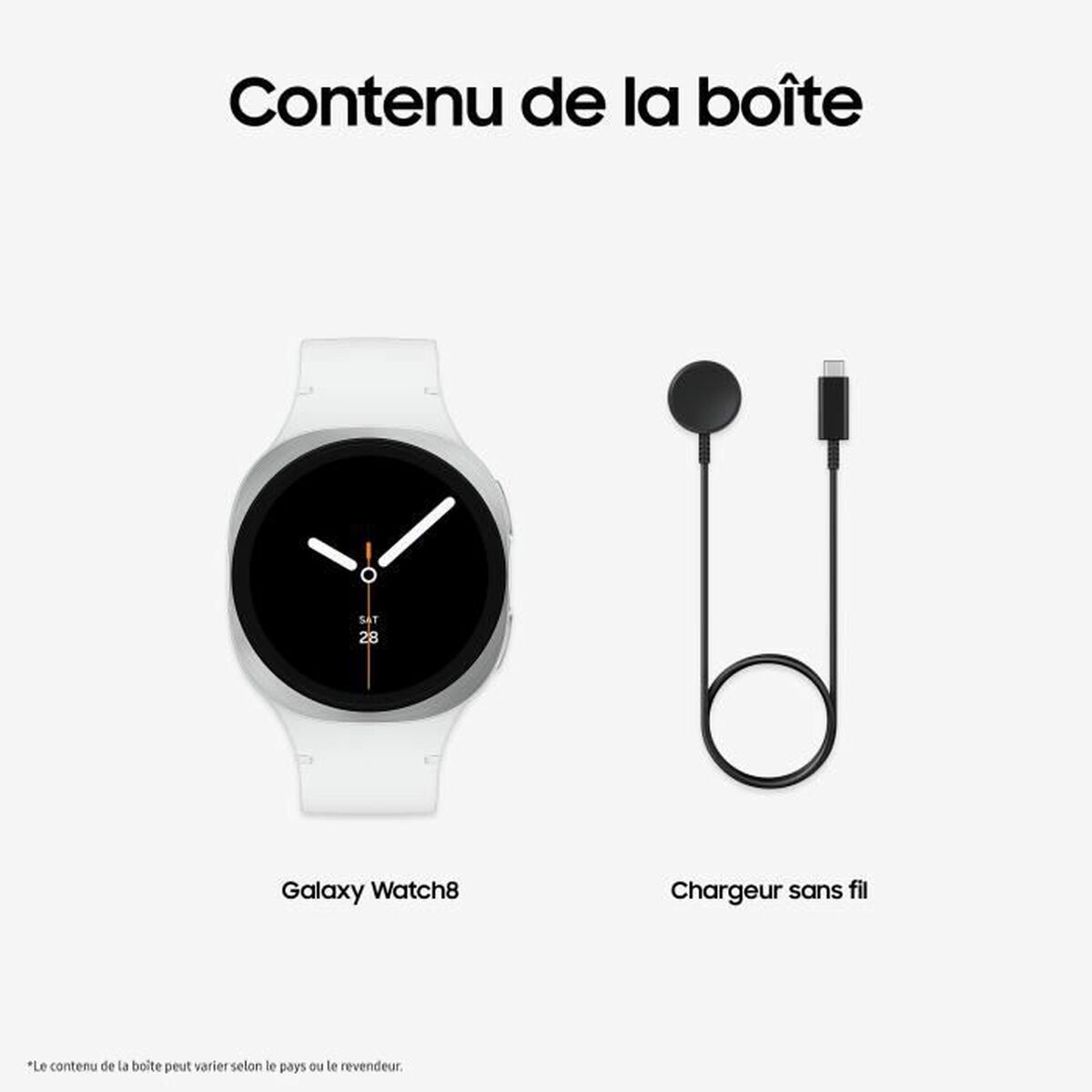 Smartwatch Samsung Watch8 Alb Argintiu 1,3" 40 mm