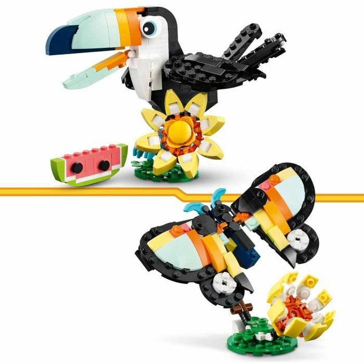 Set de Construcție Lego 31173 Wild Animals : Tropical Toucan 225 Piese