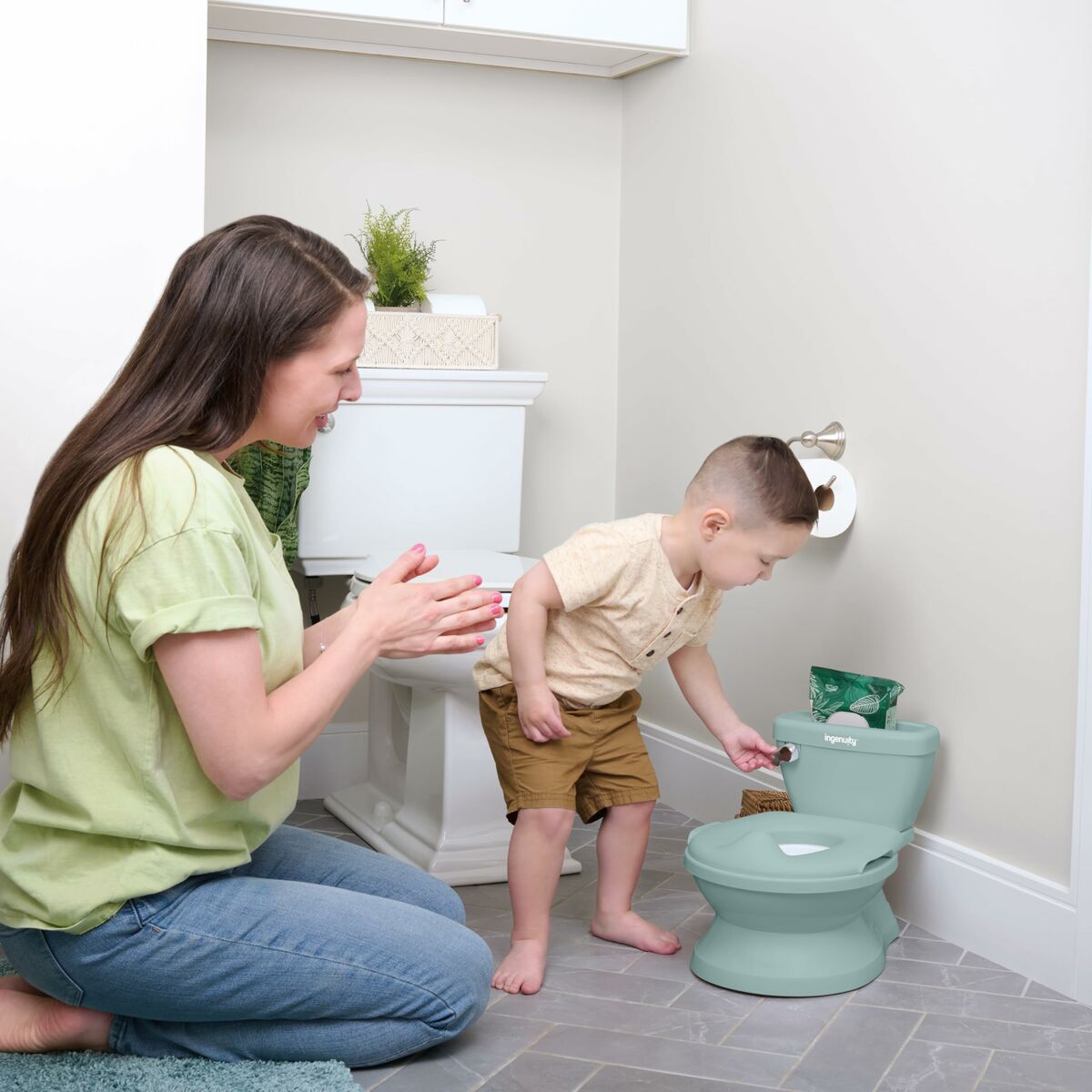 Oliță de noapte Ingenuity Verde