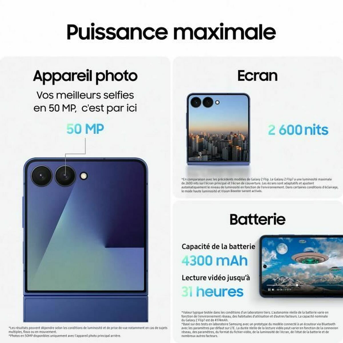 Smartphone Samsung Galaxy Z Flip7 6,8" 12 GB RAM 256 GB Negru