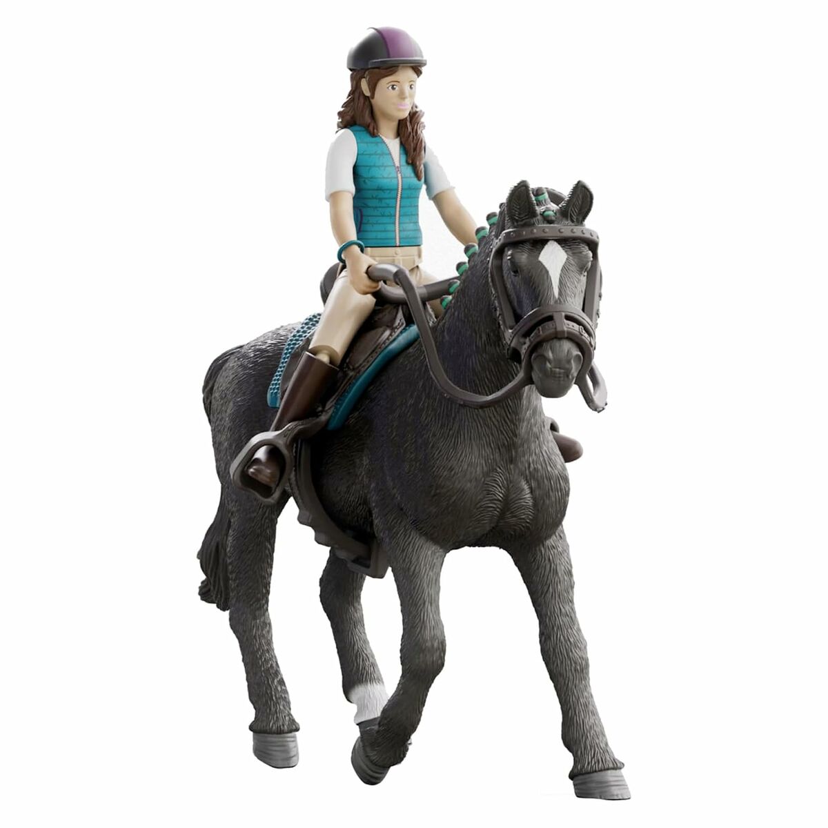 Figurină Schleich Horse Club 42712 Lisa & Storm 8 x 15 x 18 cm 19 X 10 X 17 CM