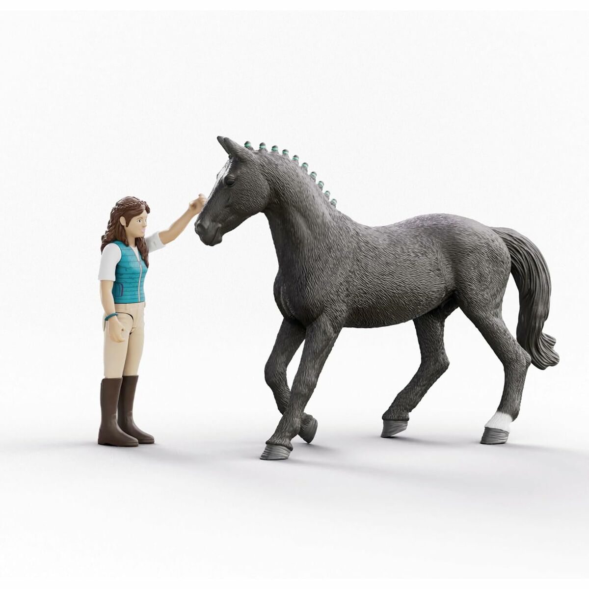 Figurină Schleich Horse Club 42712 Lisa & Storm 8 x 15 x 18 cm 19 X 10 X 17 CM