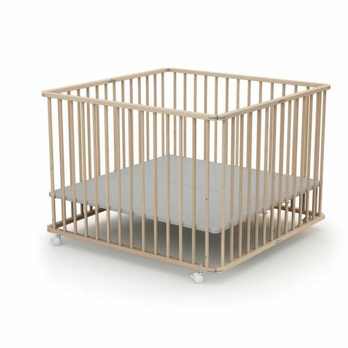 Loc de joacă WEBABY 100 x 100 cm Bej