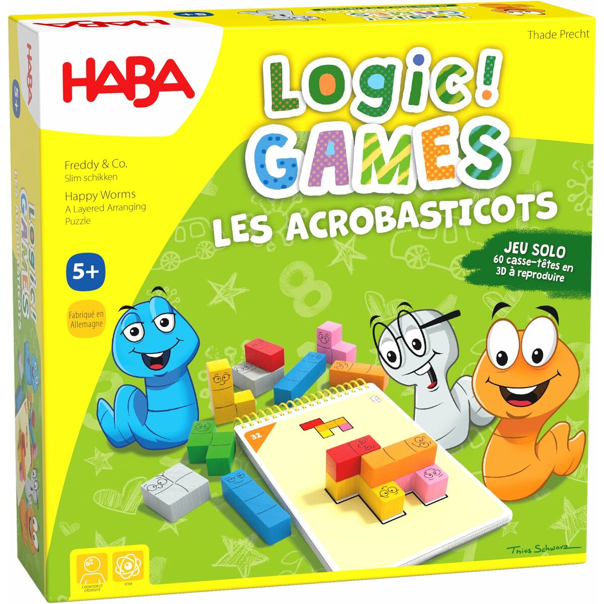 Joc de Masă HABA Logic Games - Happy Worms