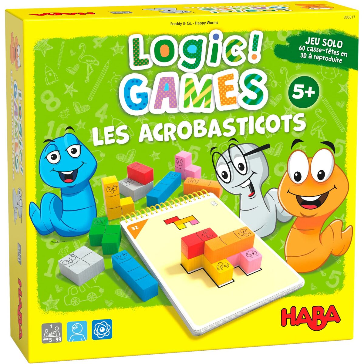Joc de Masă HABA Logic Games - Happy Worms