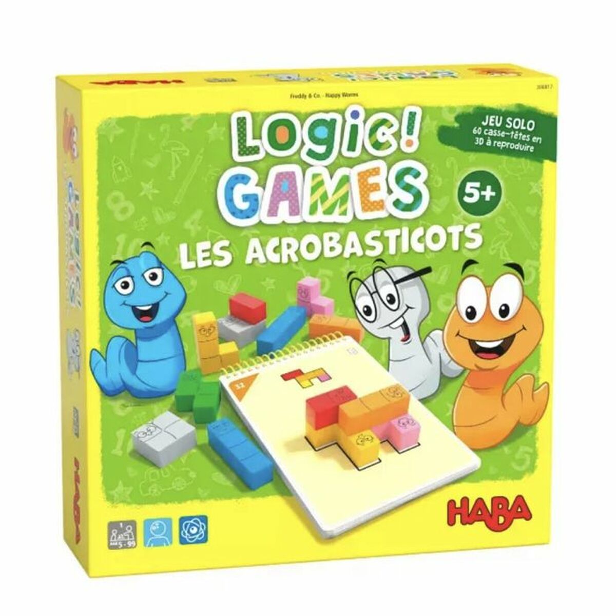 Joc de Masă HABA Logic Games - Happy Worms