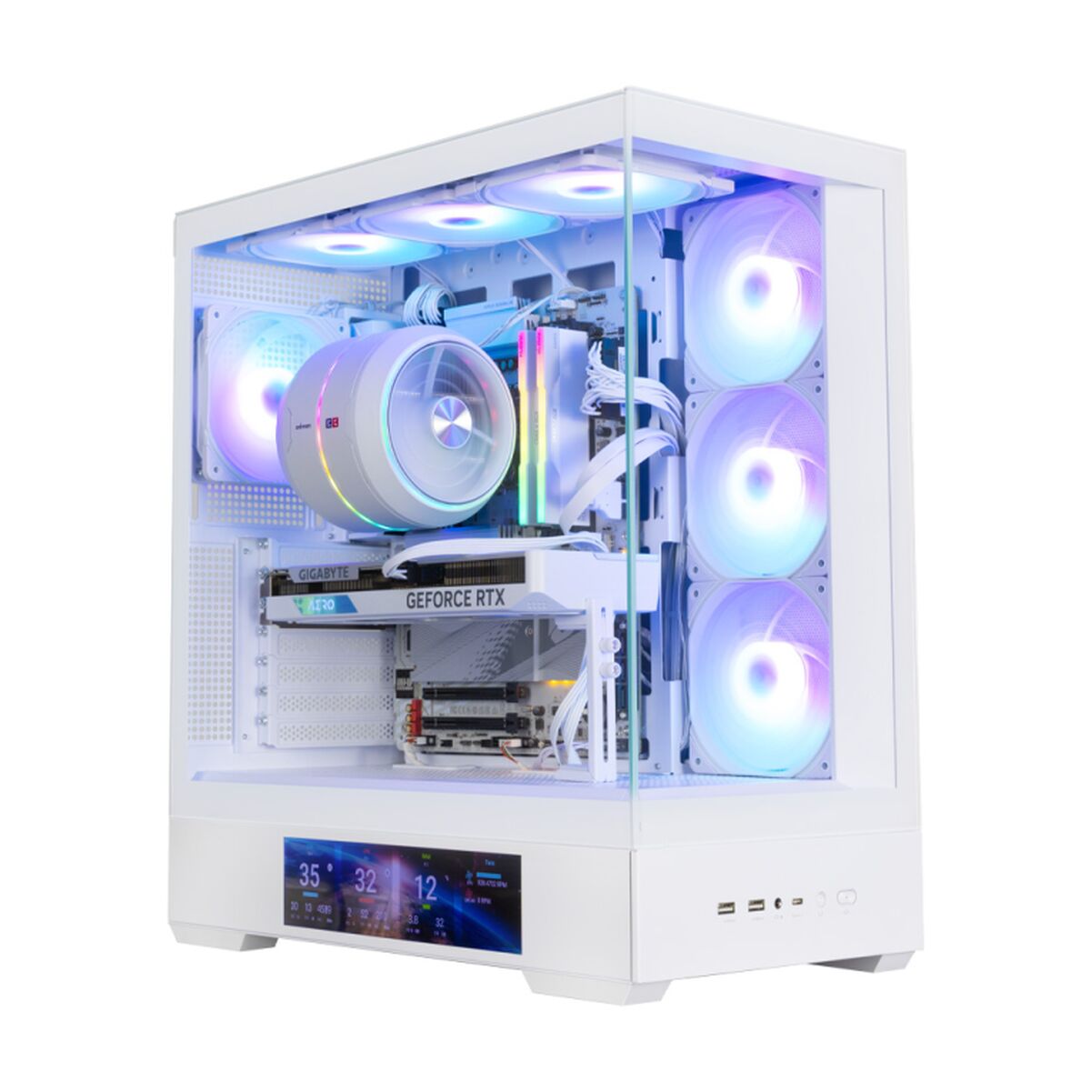 Unitate Semi-tower ATX Zalman P40 DS Alb
