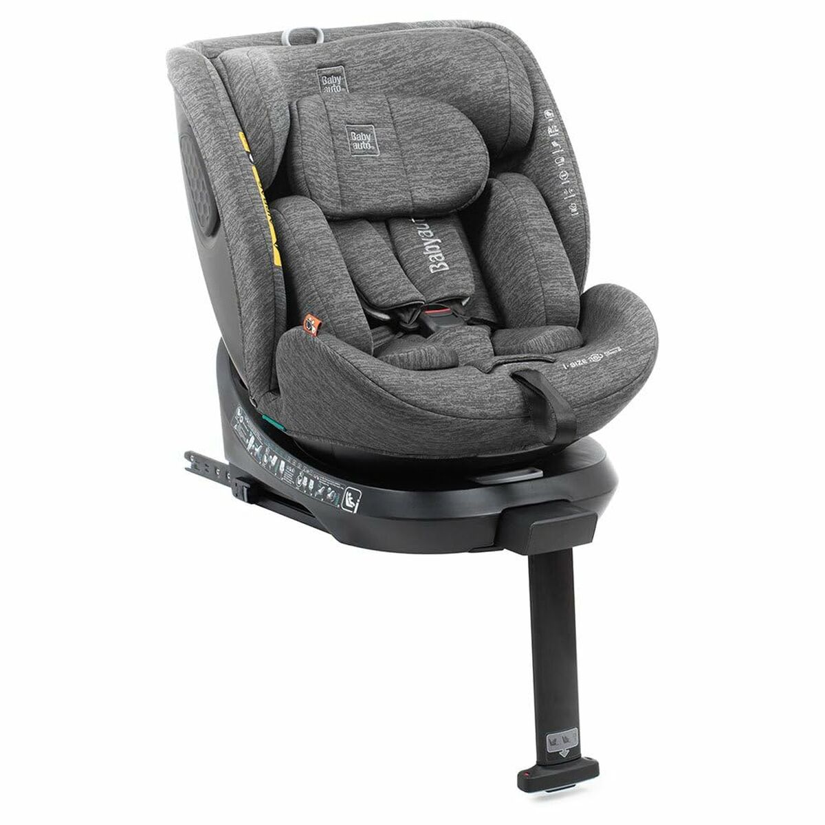 Scaun Auto Babyauto CORE Gri 0 (de 0 a 10 kilos) I (9 - 18 kg) II (15-25 kg) III (22 - 36 kg) Infantil ECE R129/04