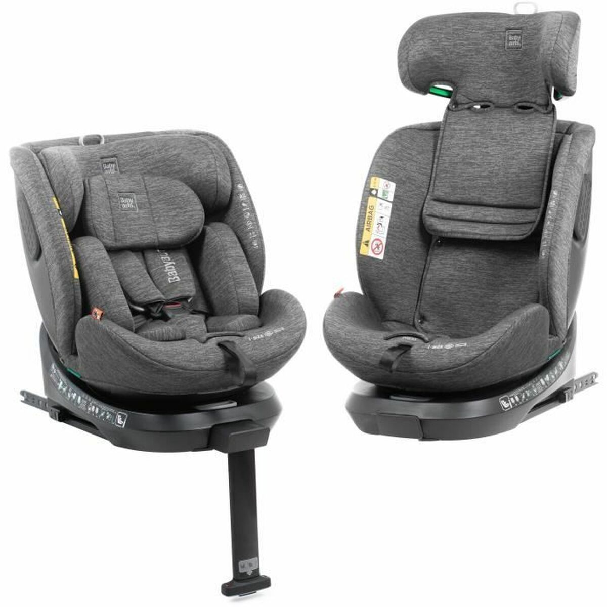 Scaun Auto Babyauto CORE Gri 0 (de 0 a 10 kilos) I (9 - 18 kg) II (15-25 kg) III (22 - 36 kg) Infantil ECE R129/04