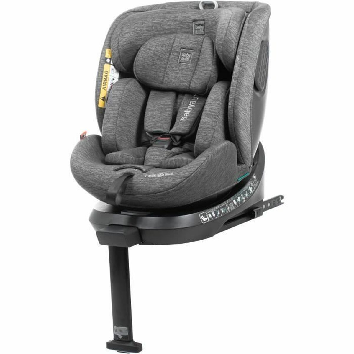 Scaun Auto Babyauto CORE Gri 0 (de 0 a 10 kilos) I (9 - 18 kg) II (15-25 kg) III (22 - 36 kg) Infantil ECE R129/04
