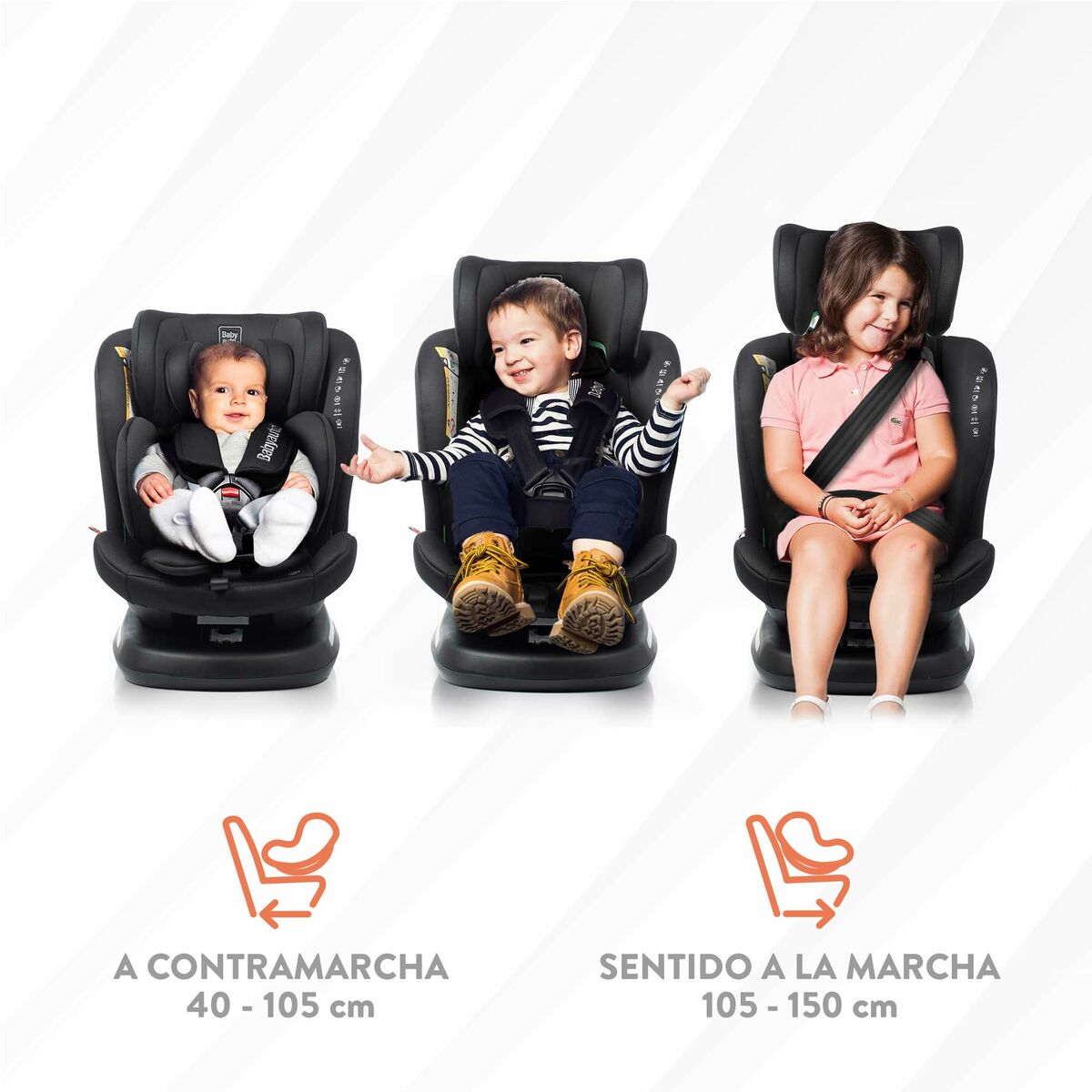 Scaun Auto Babyauto RODIA Gri 0 (de 0 a 10 kilos) I (9 - 18 kg) II (15-25 kg) III (22 - 36 kg) Infantil ECE R129/04