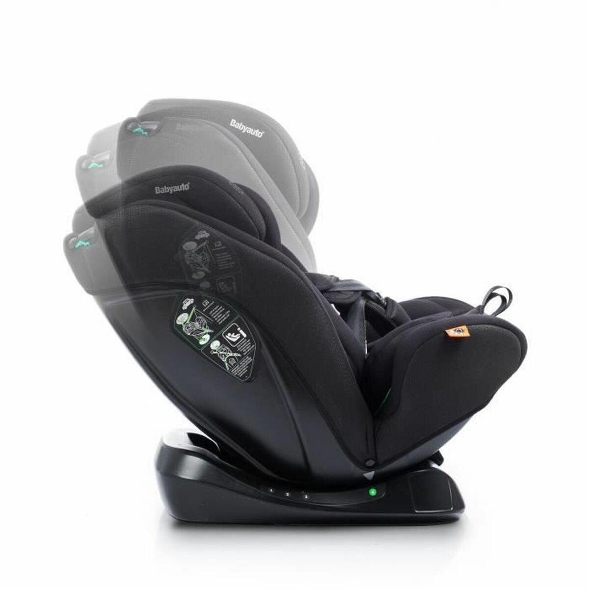 Scaun Auto Babyauto LOLO IBELT Negru 0 (de 0 a 10 kilos) I (9 - 18 kg) II (15-25 kg) III (22 - 36 kg) Infantil ECE R129/04