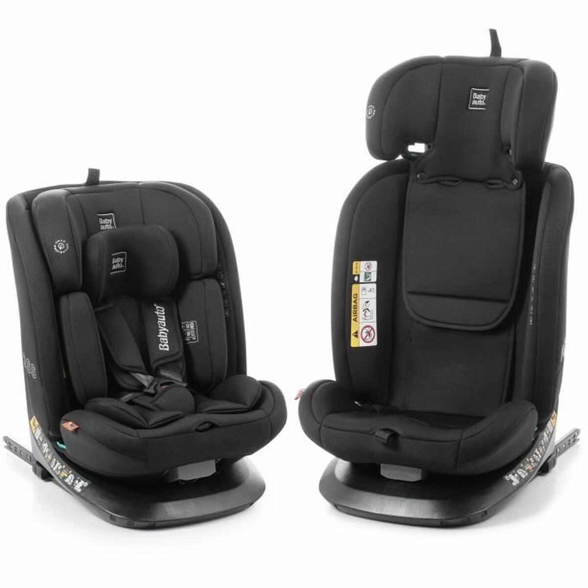 Scaun Auto Babyauto ACROSS Negru 0 (de 0 a 10 kilos) I (9 - 18 kg) II (15-25 kg) III (22 - 36 kg) Infantil ECE R129/04