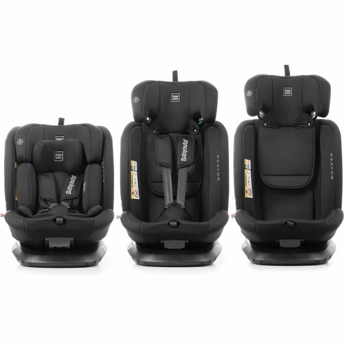 Scaun Auto Babyauto ACROSS Negru 0 (de 0 a 10 kilos) I (9 - 18 kg) II (15-25 kg) III (22 - 36 kg) Infantil ECE R129/04