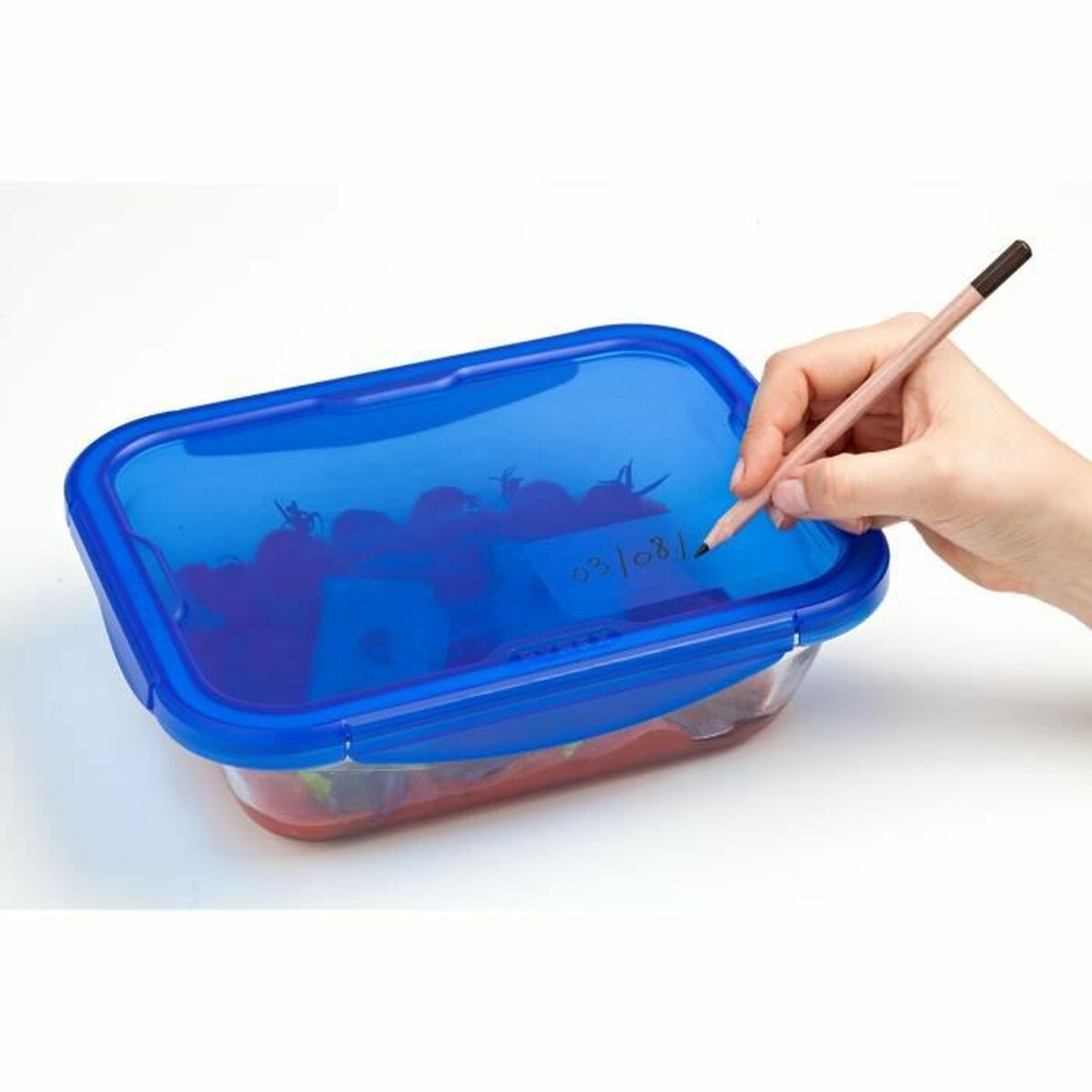 Set de Cutii pentru Prânz Pyrex Cook & Go Albastru Transparent