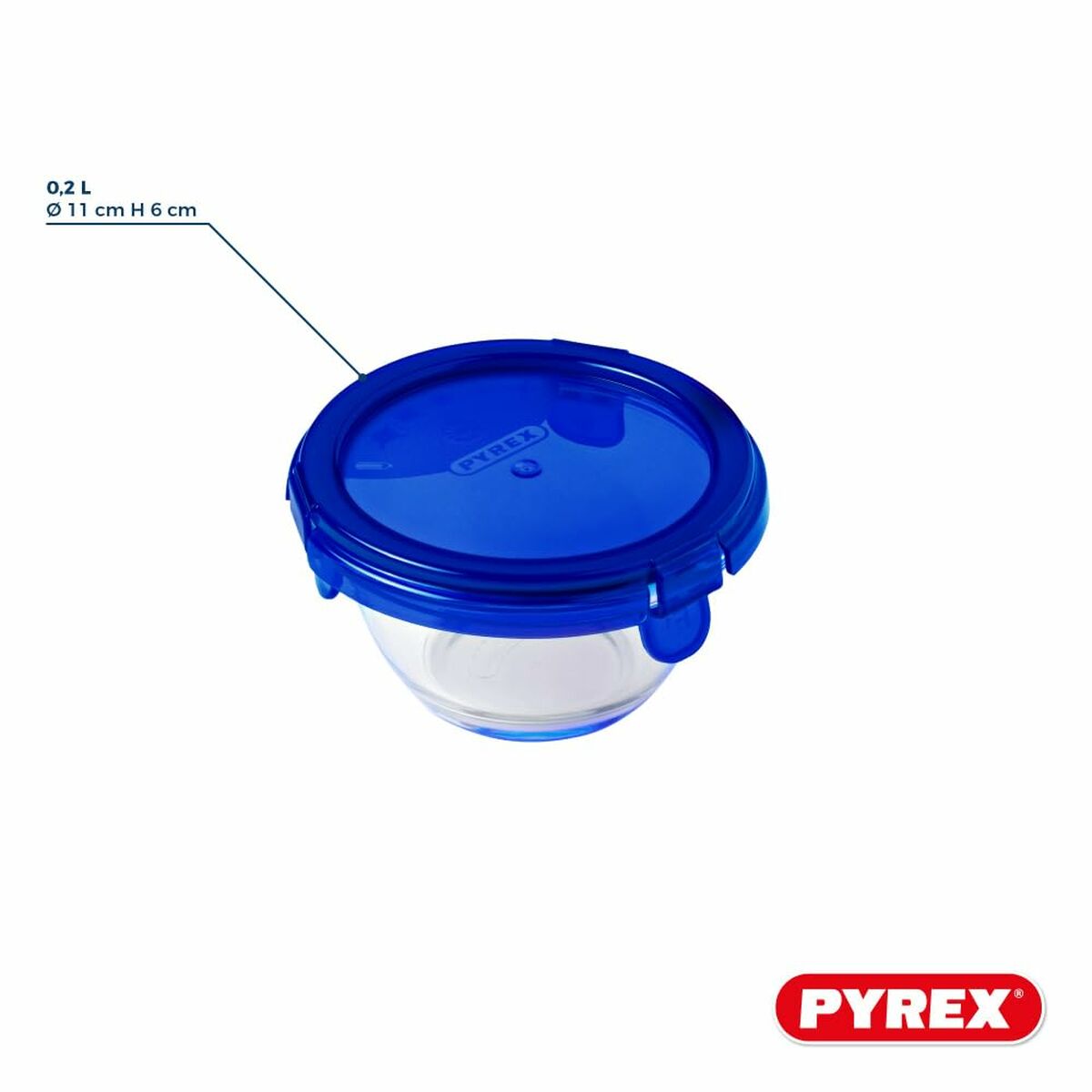 Set de Cutii pentru Prânz Pyrex Transparent 5 Piese