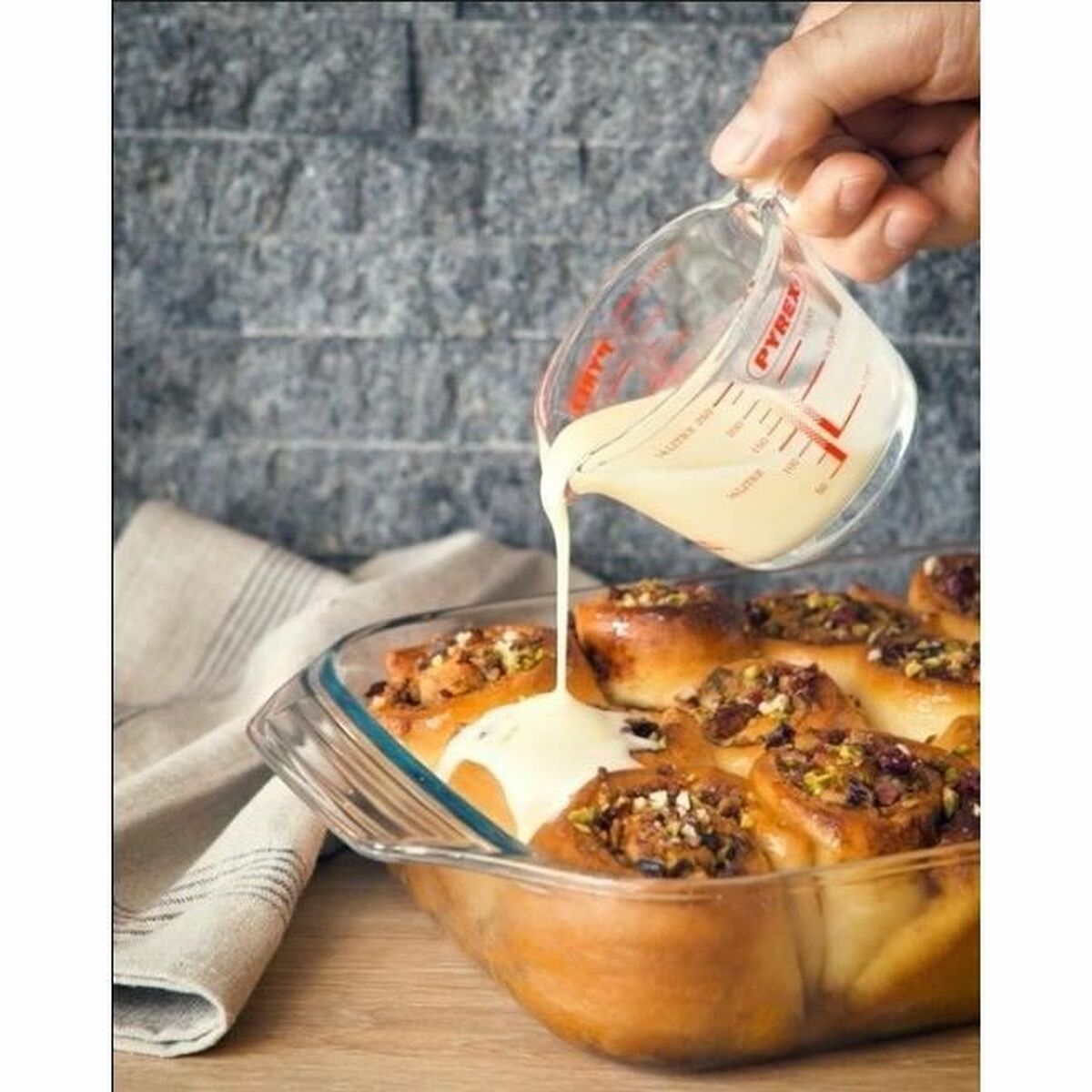 Set de vase pentru cuptor Pyrex Transparent 3 Piese