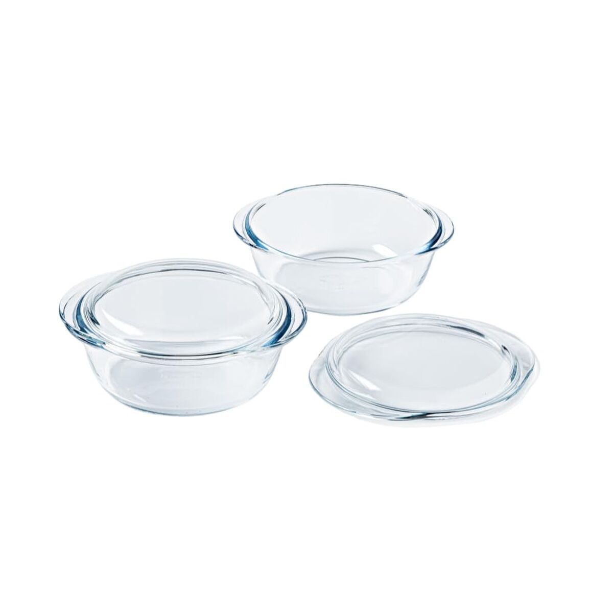 Crăticioară Pyrex Transparent 25 x 20 x 27 cm 2 Unități