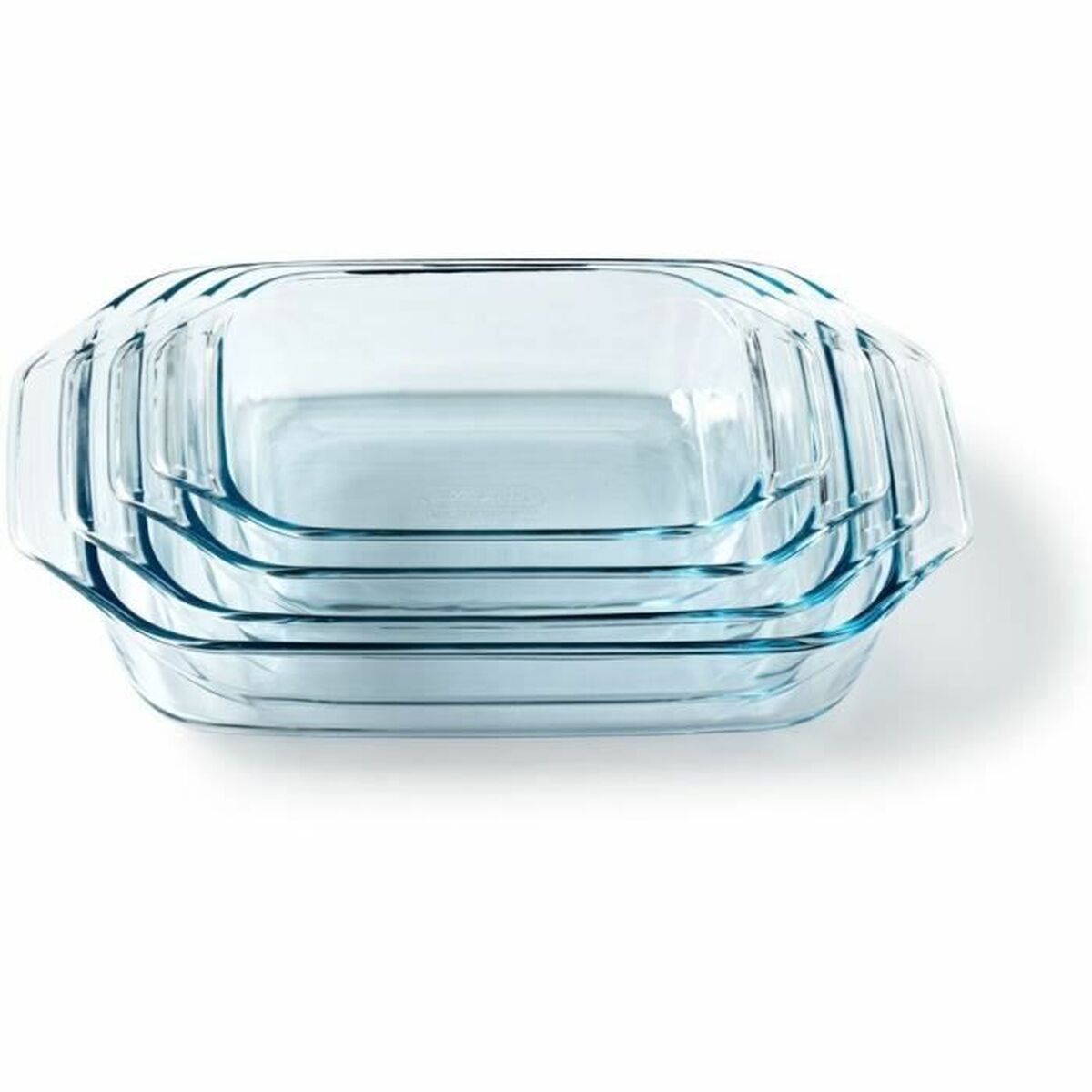 Set de vase pentru cuptor Pyrex Transparent 4 Piese