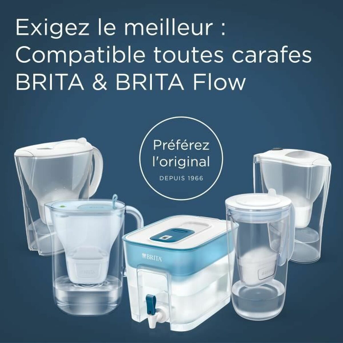 Carafă Filtrantă Brita Style Essential Alb Transparent 2,4 L