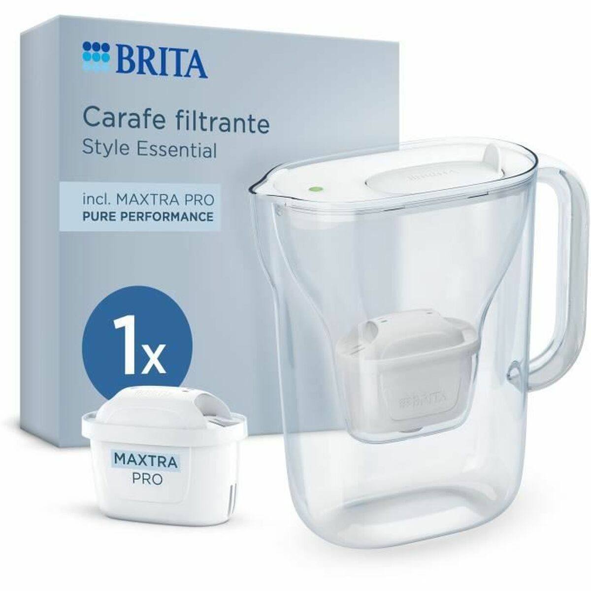 Carafă Filtrantă Brita Style Essential Alb Transparent 2,4 L