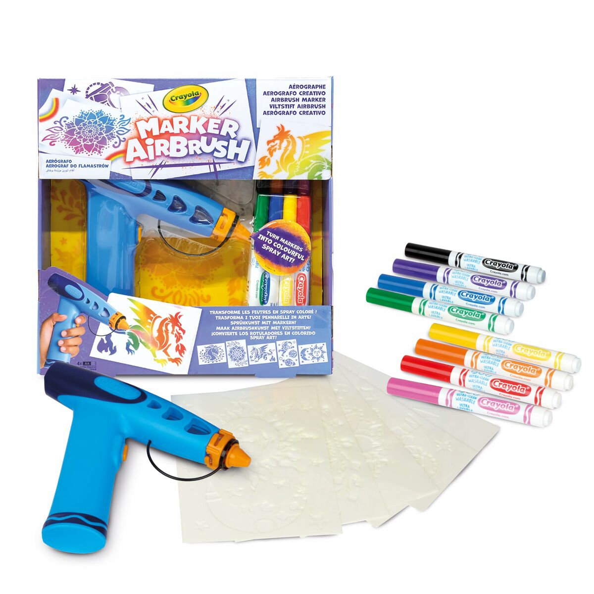 Set pentru desen Crayola Marker Airbrush