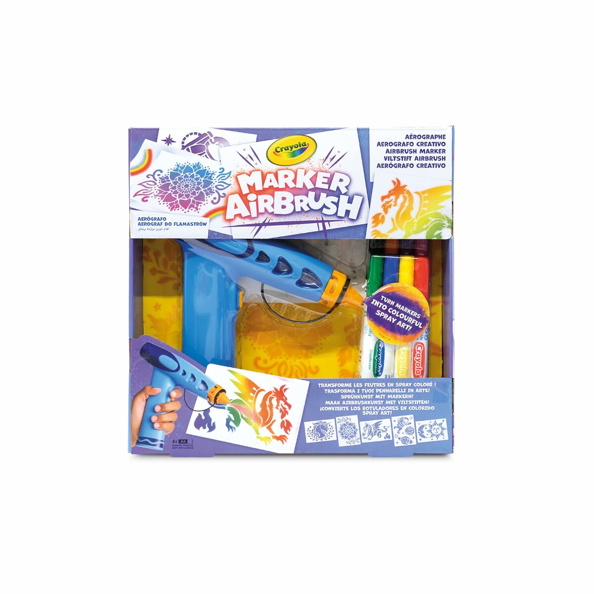 Set pentru desen Crayola Marker Airbrush