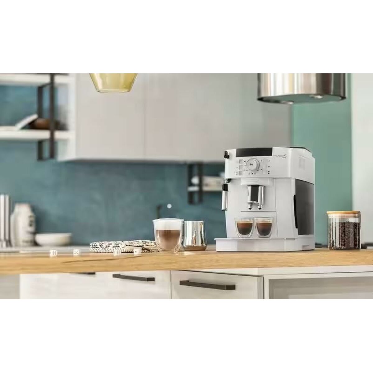 Aparat de cafea superautomat DeLonghi Magnifica S 1450 W Alb