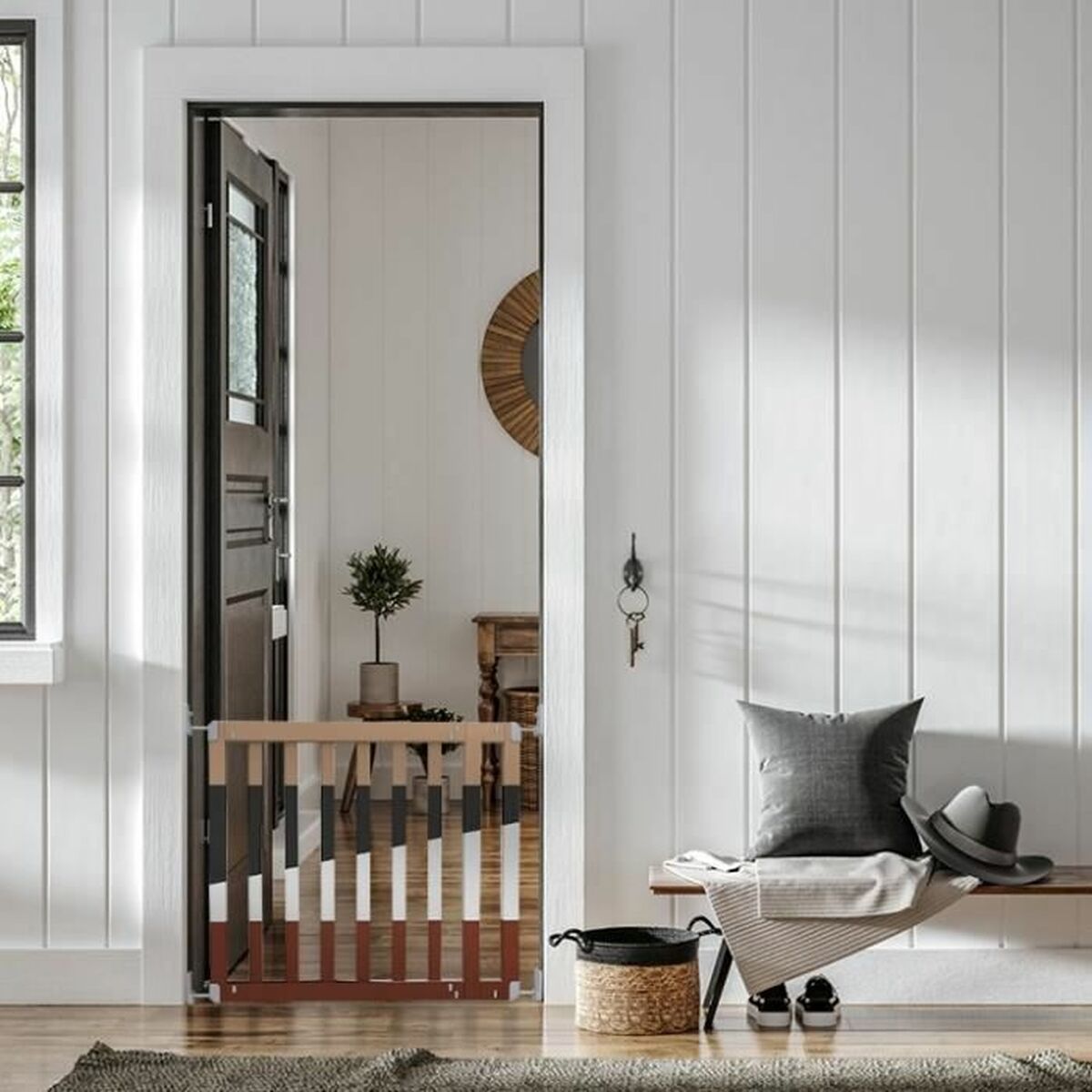 Barieră de siguranță Ingenuity Maro 76-91 cm