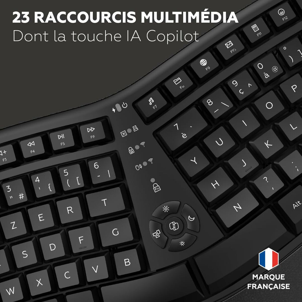 Tastatură Mobility Lab Azerty Franceză Negru