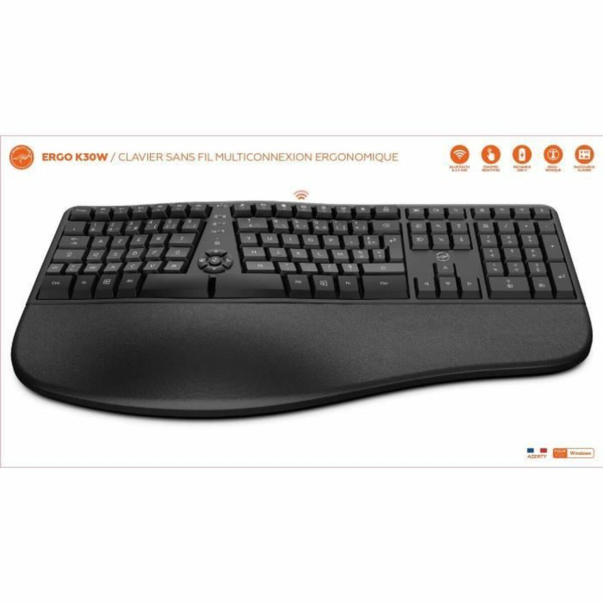 Tastatură Mobility Lab Azerty Franceză Negru