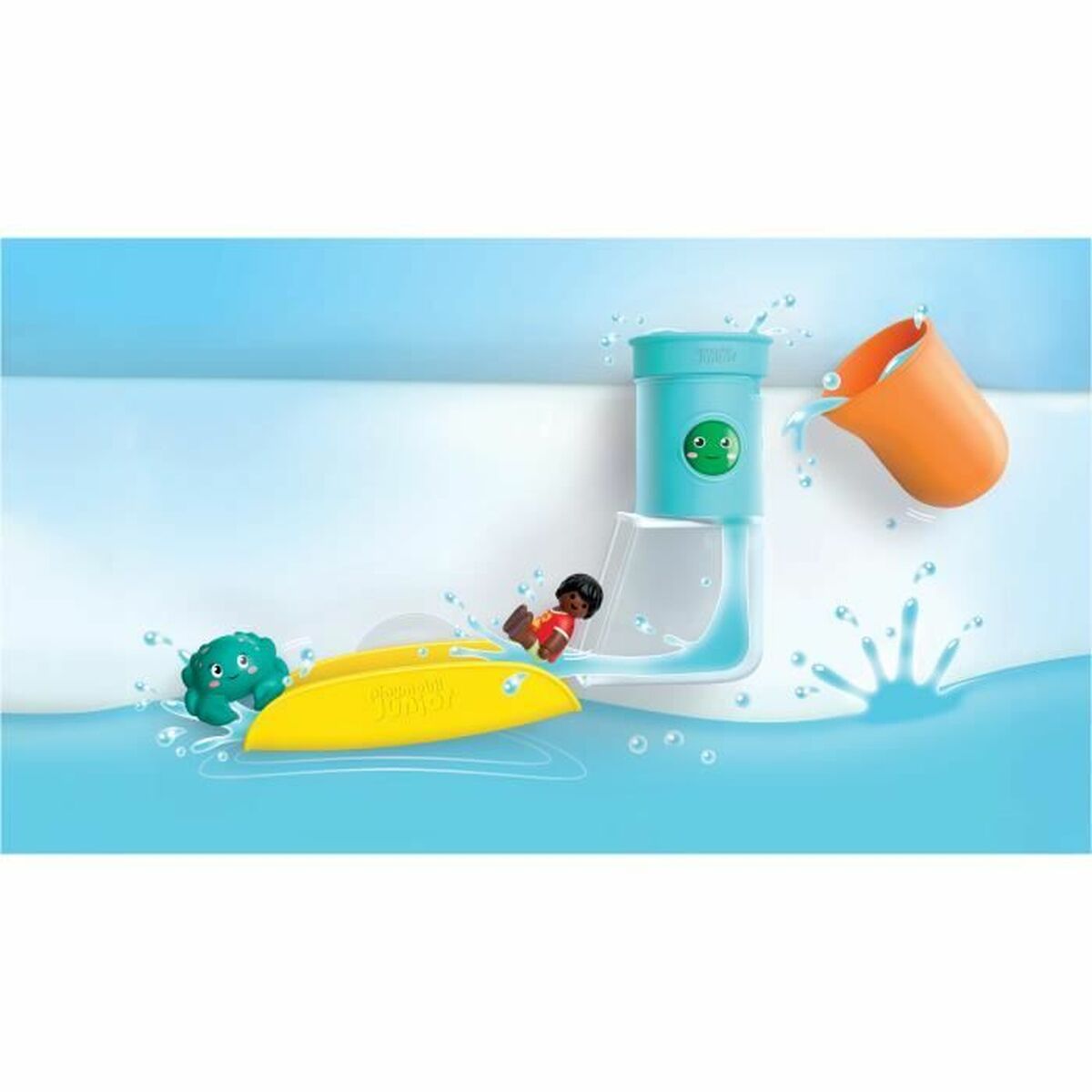 Playset Playmobil Junior Water 71775 8 Piese
