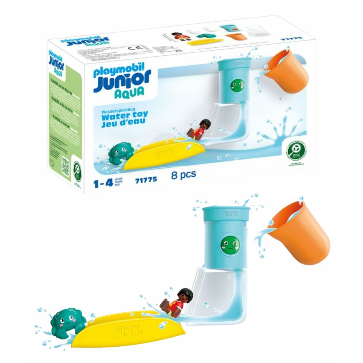 Playset Playmobil Junior Water 71775 8 Piese
