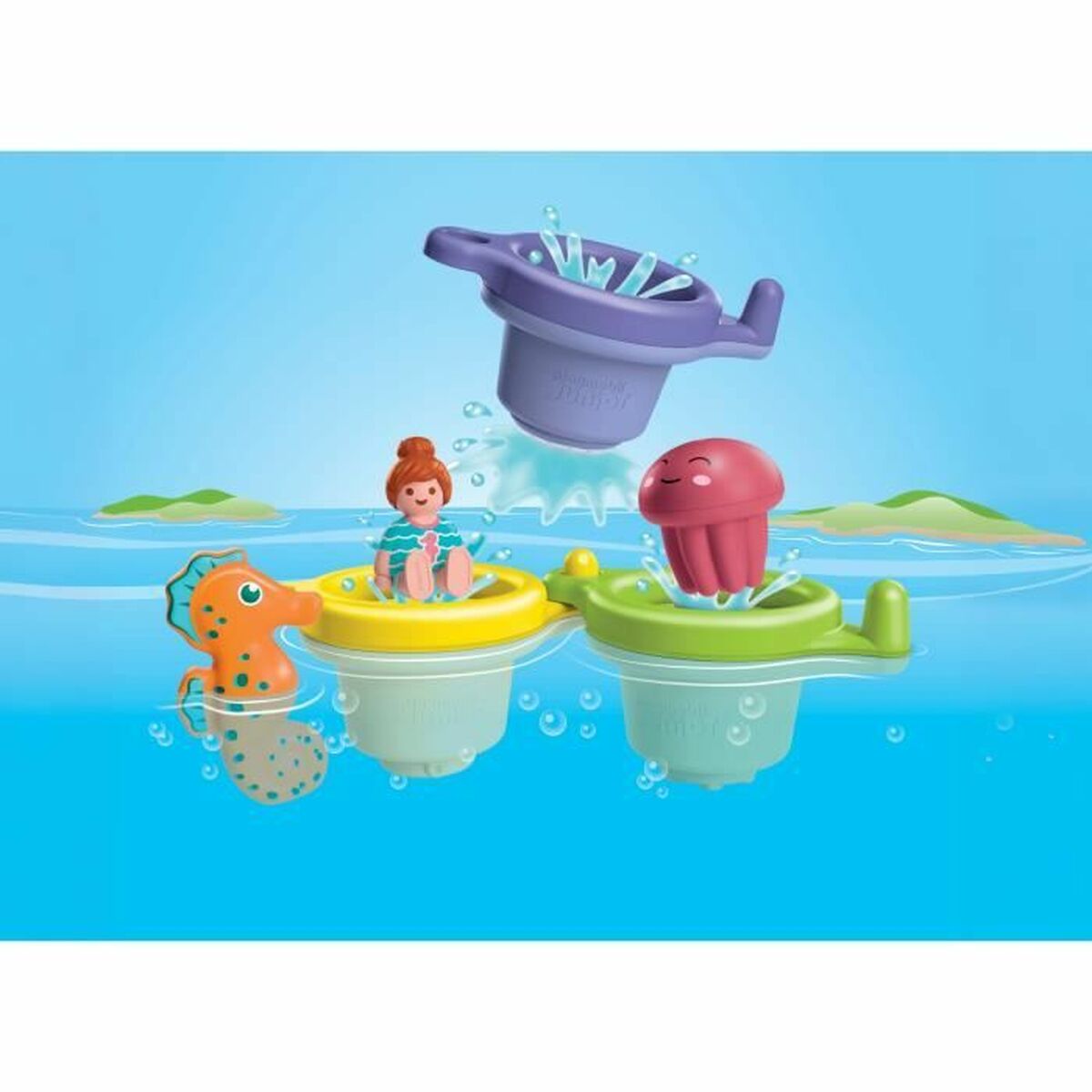 Playset Playmobil Junior Water 71776 6 Piese