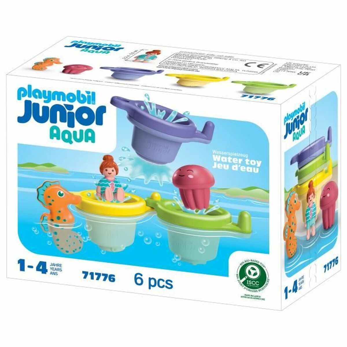 Playset Playmobil Junior Water 71776 6 Piese