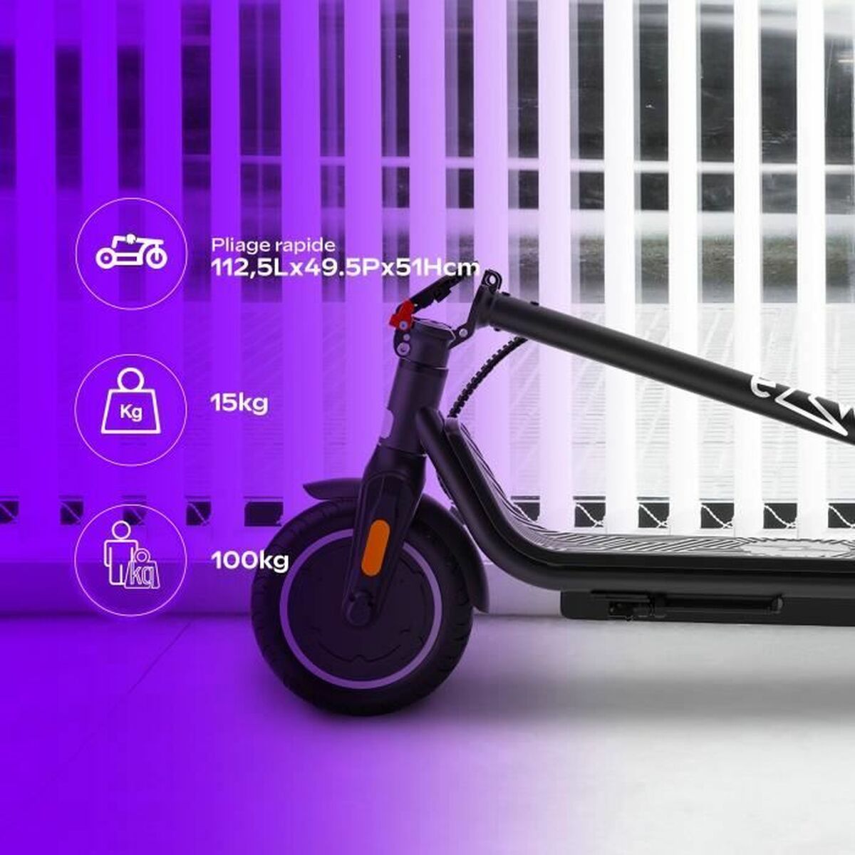 Trotinetă Electrică EZWAY Negru 450 W 25 km/h