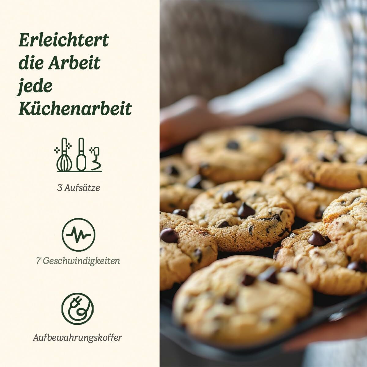 Mixer cu Tije Cuisinart HM7U/E POWER ADVANTAGE Alb 200 W