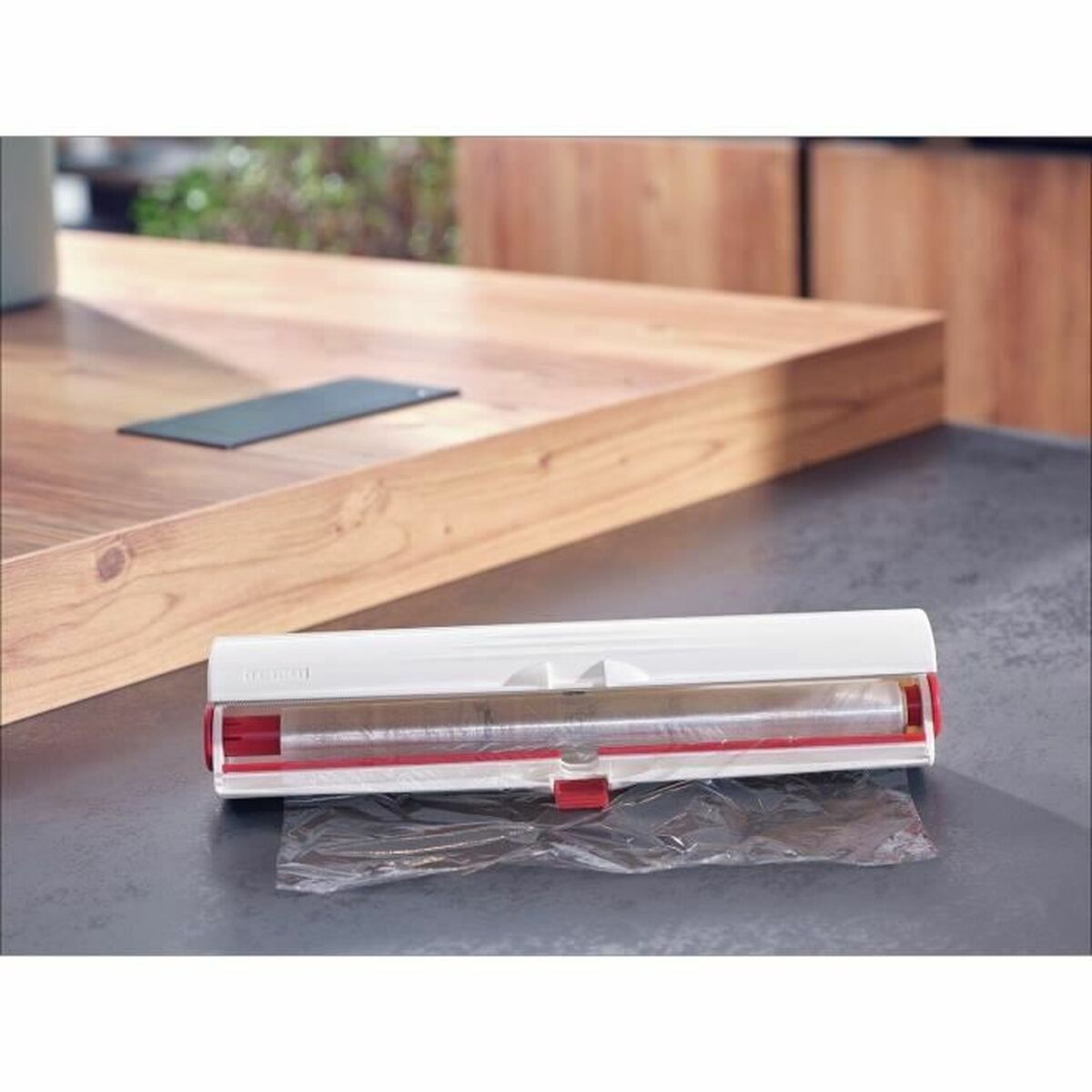 Suport pentru hartie igienică, suport pentru role de bucătărie Leifheit Alb Carton Plastic Film