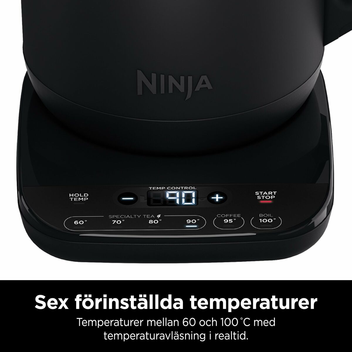 Fierbător NINJA KT200EU Negru Oțel inoxidabil 3000 W 1,7 L