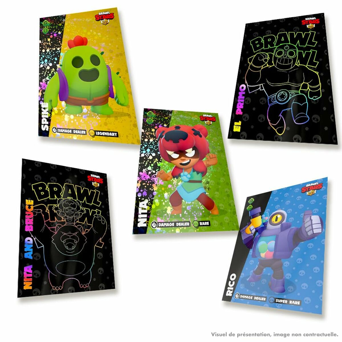 Pachet de autocolante Panini BRAWL STARS
