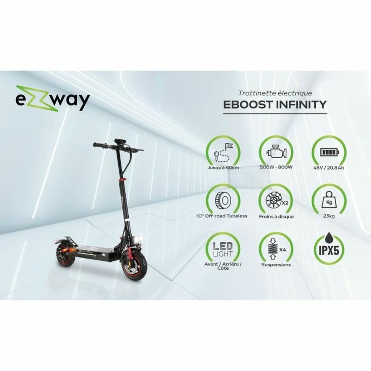 Trotinetă Electrică EZWAY 800 W
