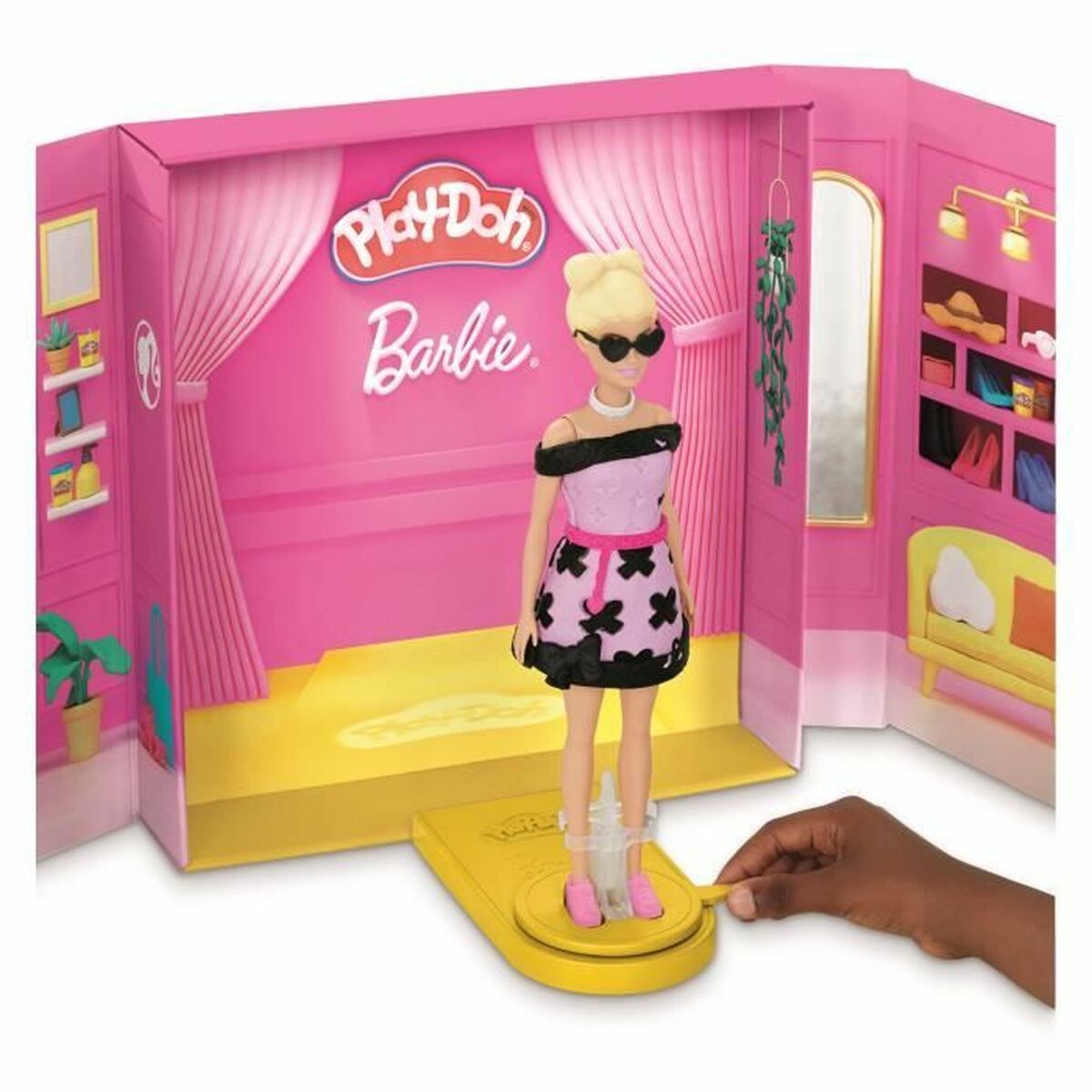 Joc de Plastilină Play-Doh Barbie Designer Fashion Show Multicolor