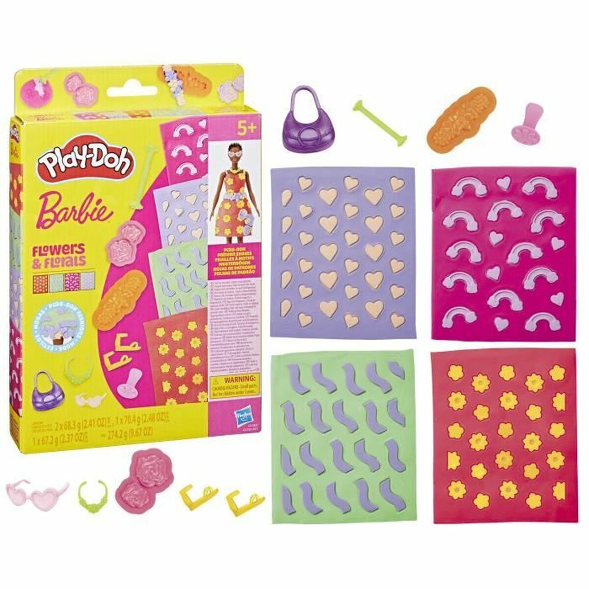 Joc de Plastilină Play-Doh Barbie FLowers & Florals Multicolor
