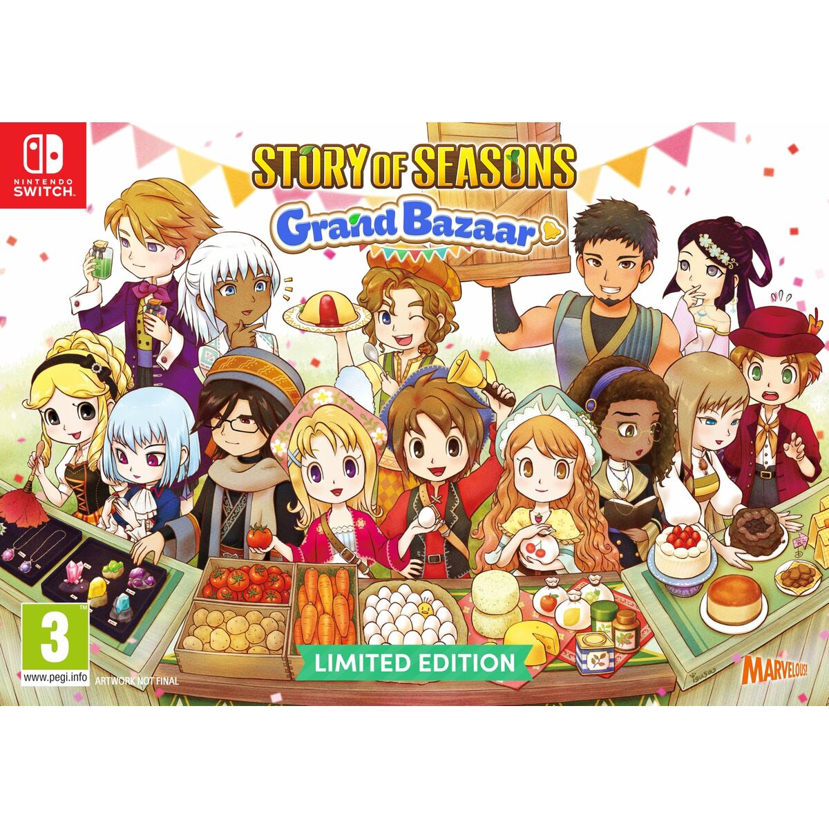 Joc video pentru Switch Just For Games Story of Seasons Grand Bazaar : Limited Edition