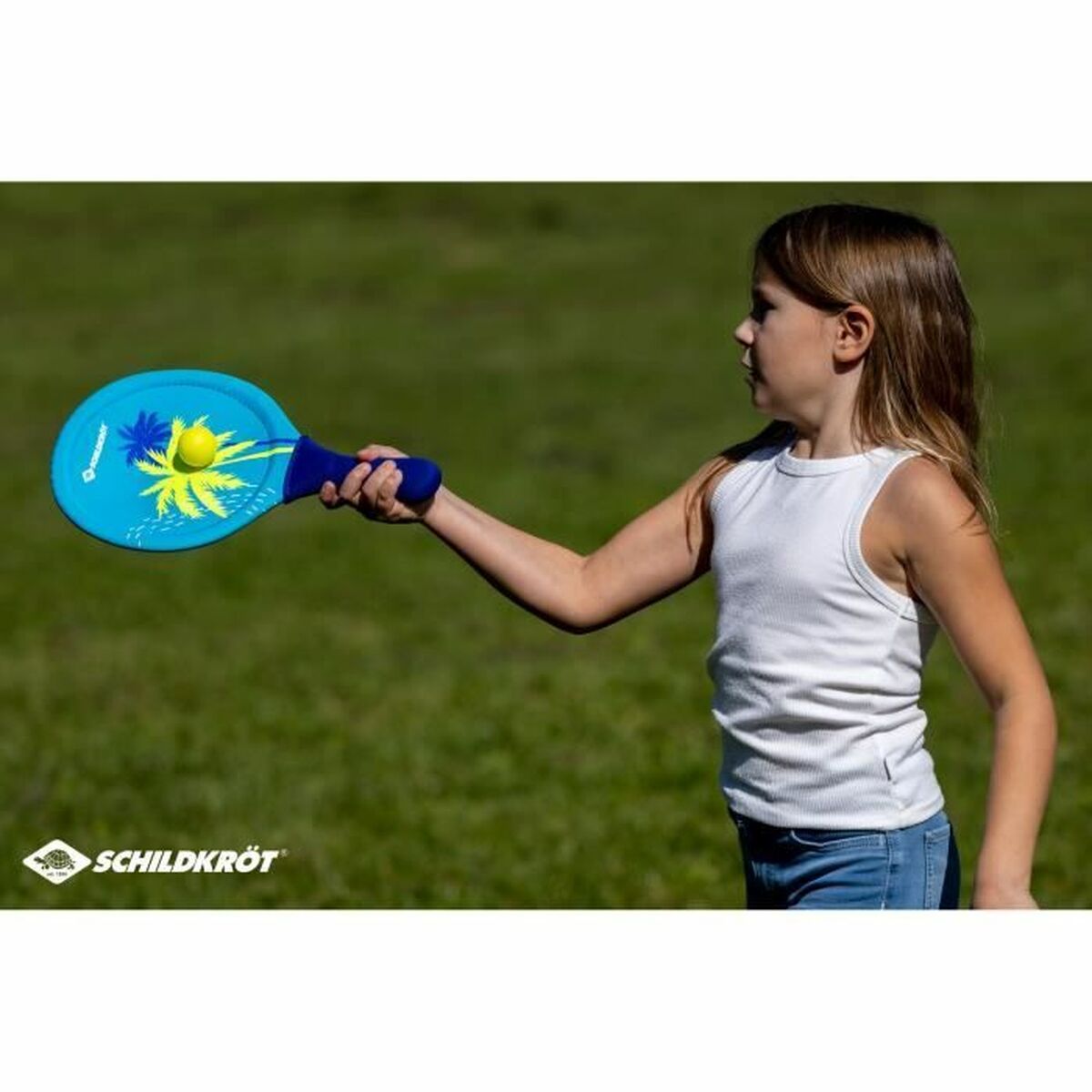 Palete de Plajă cu Minge Schildkröt Albastru