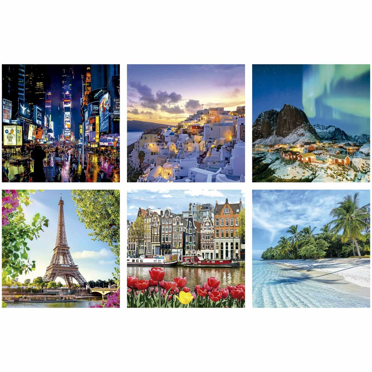 Puzzle Educa 3D 216 Piese (6 Unități)