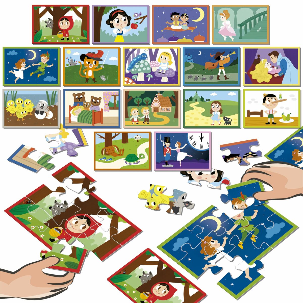 Puzzle Educa Battle Jr Contes 16 Piese
